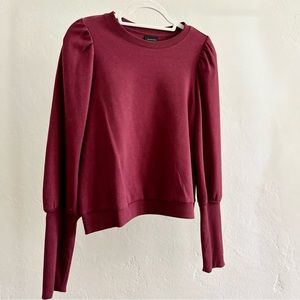 Who What Wear Burgundy Sweater